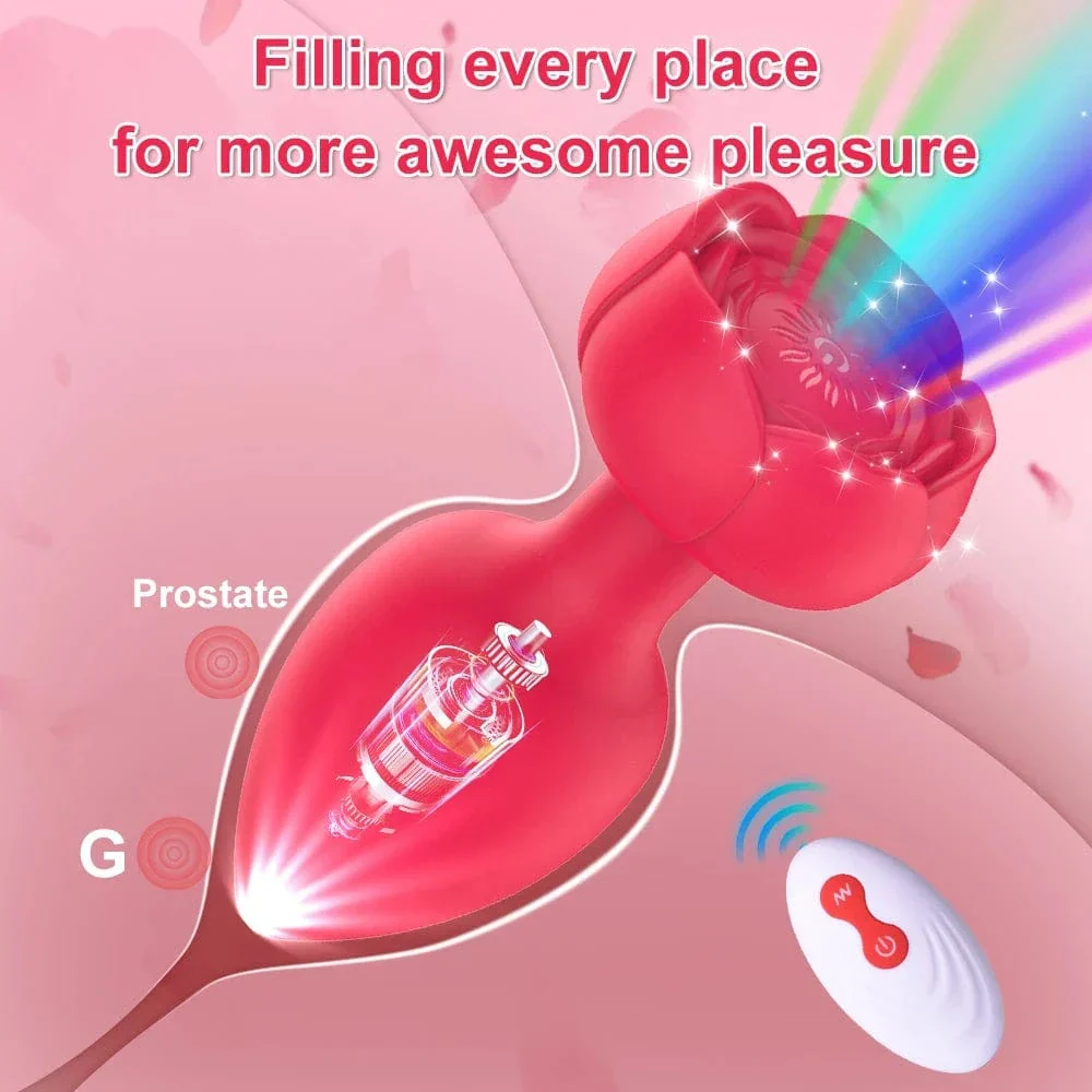 Remote Control Anal Plug Vibrating Male Masturbation Device - Image 3