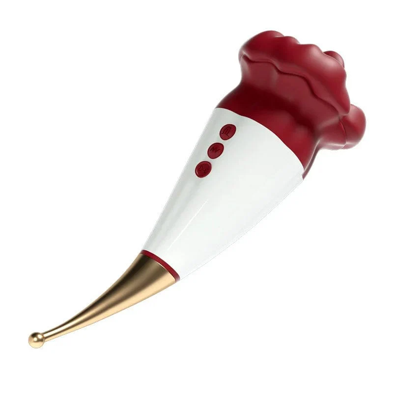 Rose Lip Nibble Suction Clitoral Stimulator Vibrator - Image 3