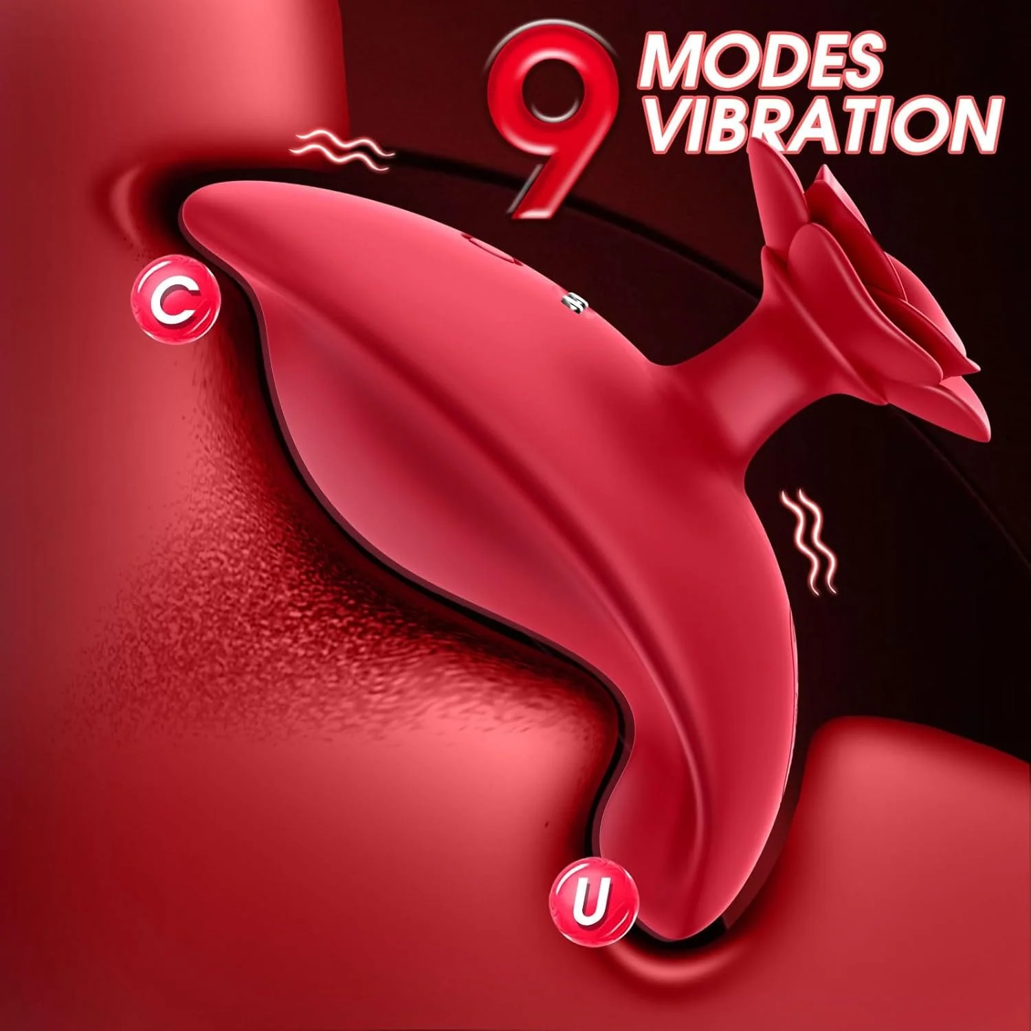 Rose Mini Bullet Finger Vibrators For Nipple Clitoral Stimulation - Image 2