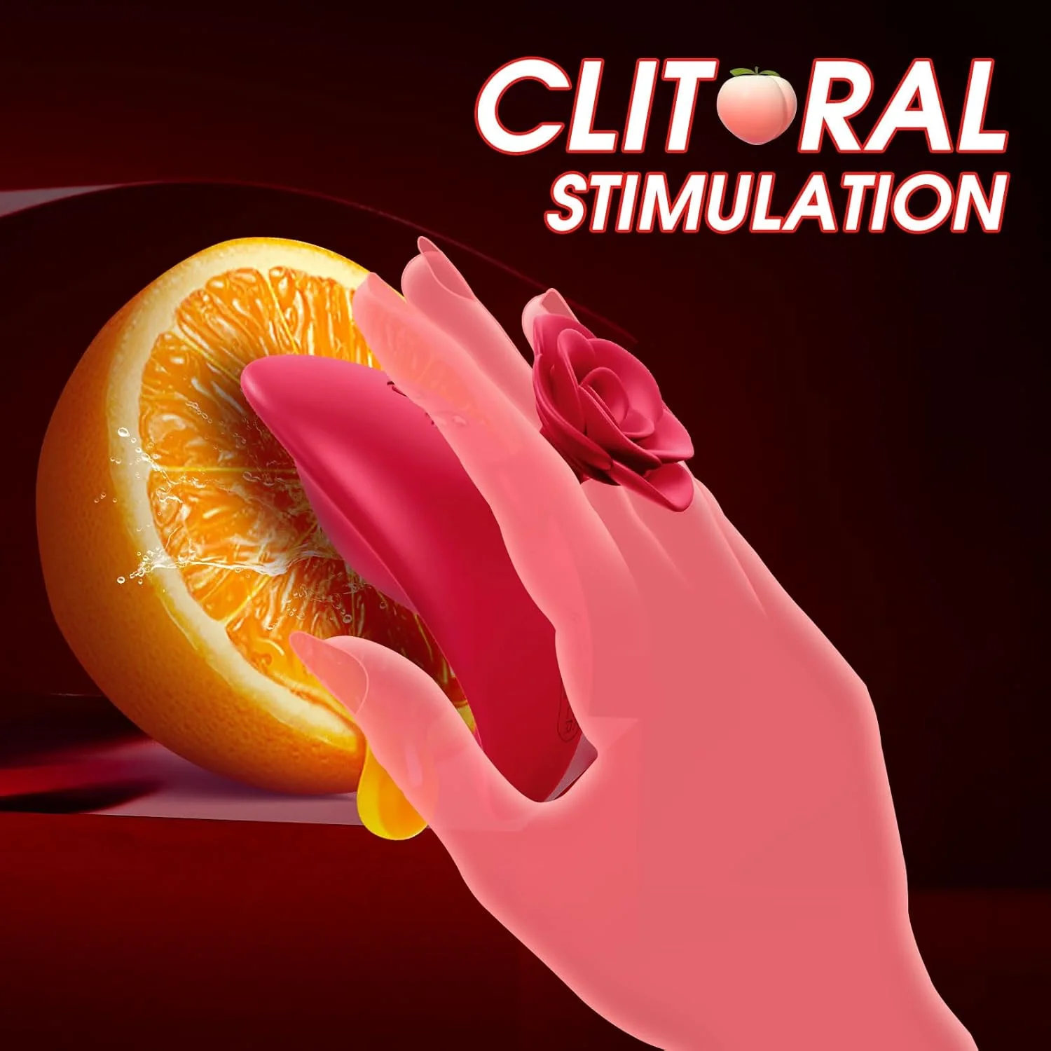 Rose Mini Bullet Finger Vibrators For Nipple Clitoral Stimulation - Image 3