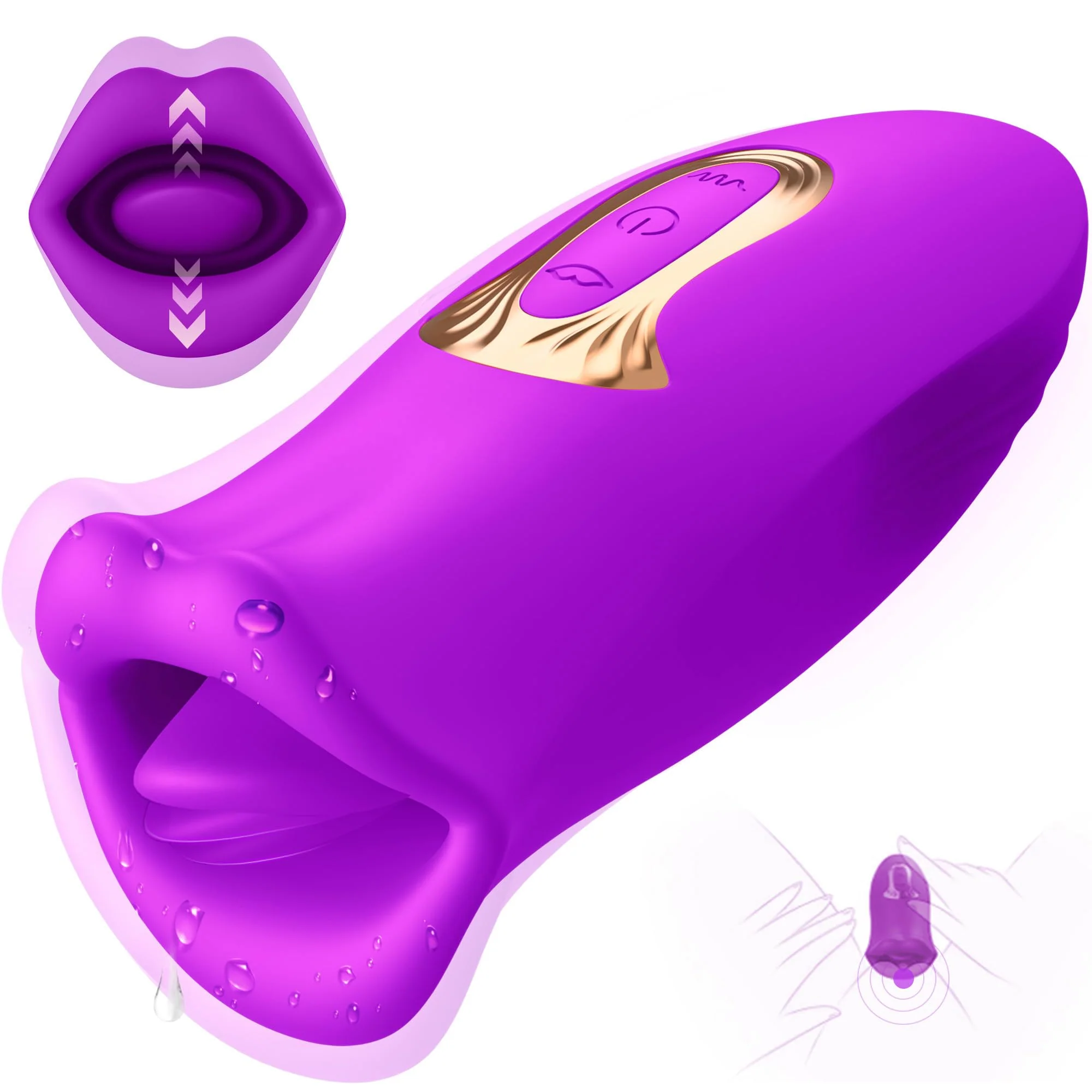 Rose Muncher 10 Biting & 10 Vibrating Modes Stimulate Nipple Clitoral Women Vibrator - Image 13