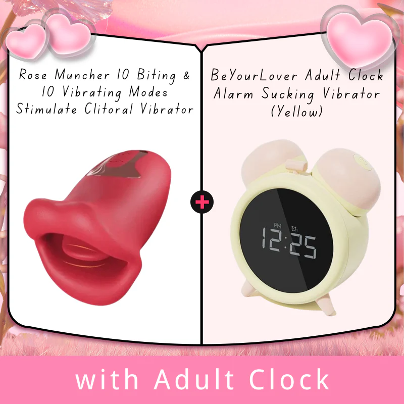 Rose Muncher 10 Biting & 10 Vibrating Modes Stimulate Nipple Clitoral Women Vibrator - Image 18