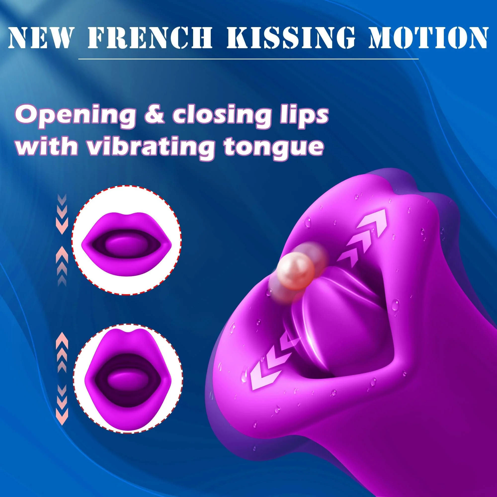 Rose Muncher 10 Biting & 10 Vibrating Modes Stimulate Nipple Clitoral Women Vibrator - Image 7