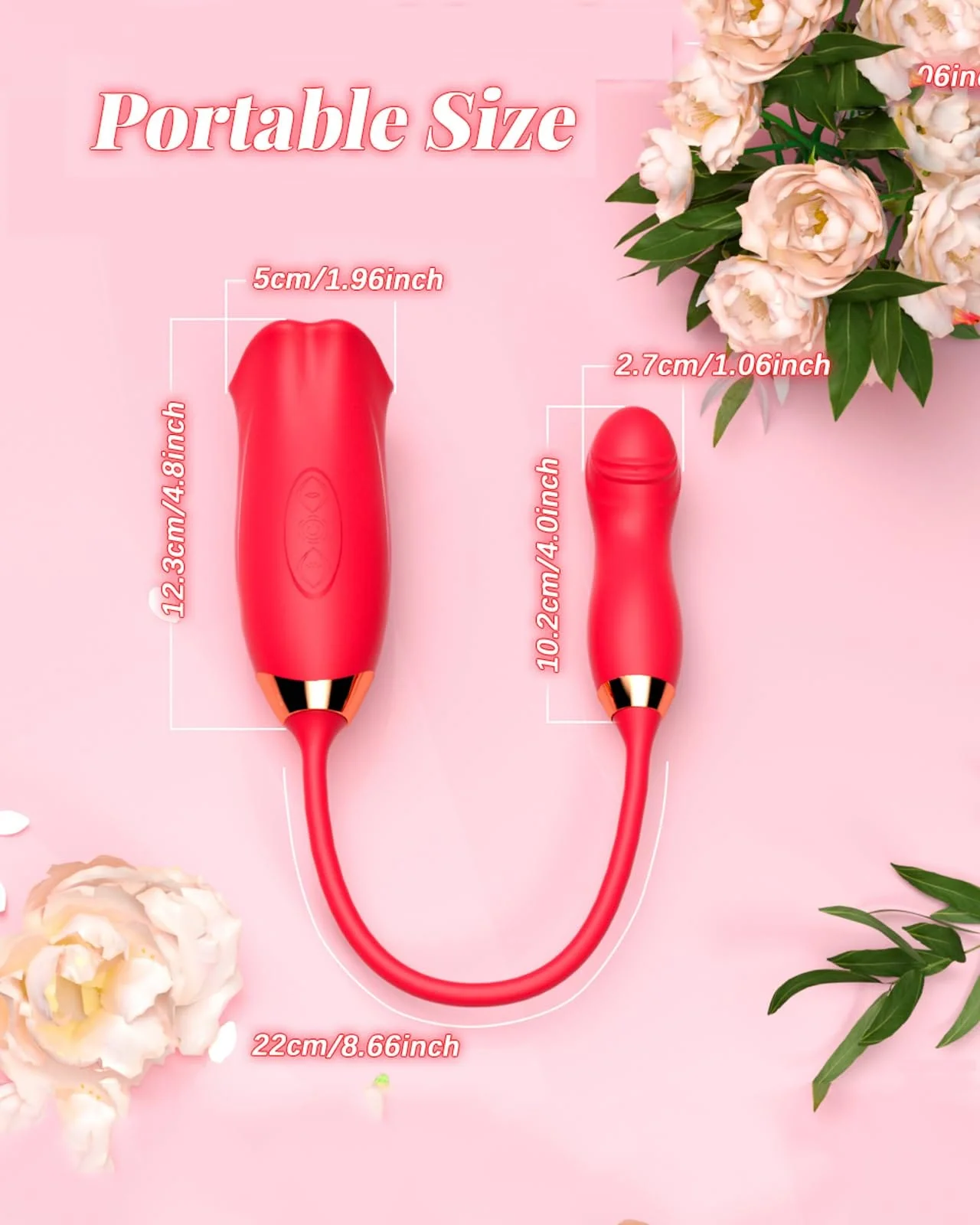 Rose Muncher Powerful Sucking Vibrator Dildo Women's Tongue Licking - Image 4