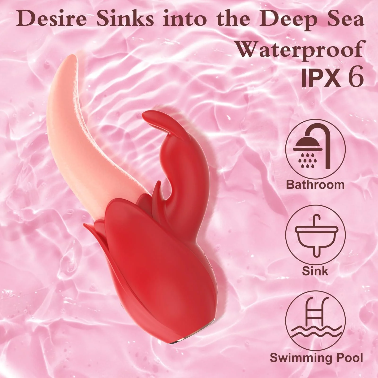 Rose Rabbit Vibrator for Women - Image 4