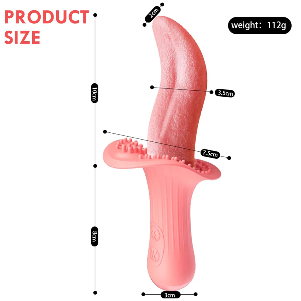 Rose Realistic Tongue Licking Massage Vibrator - Image 6