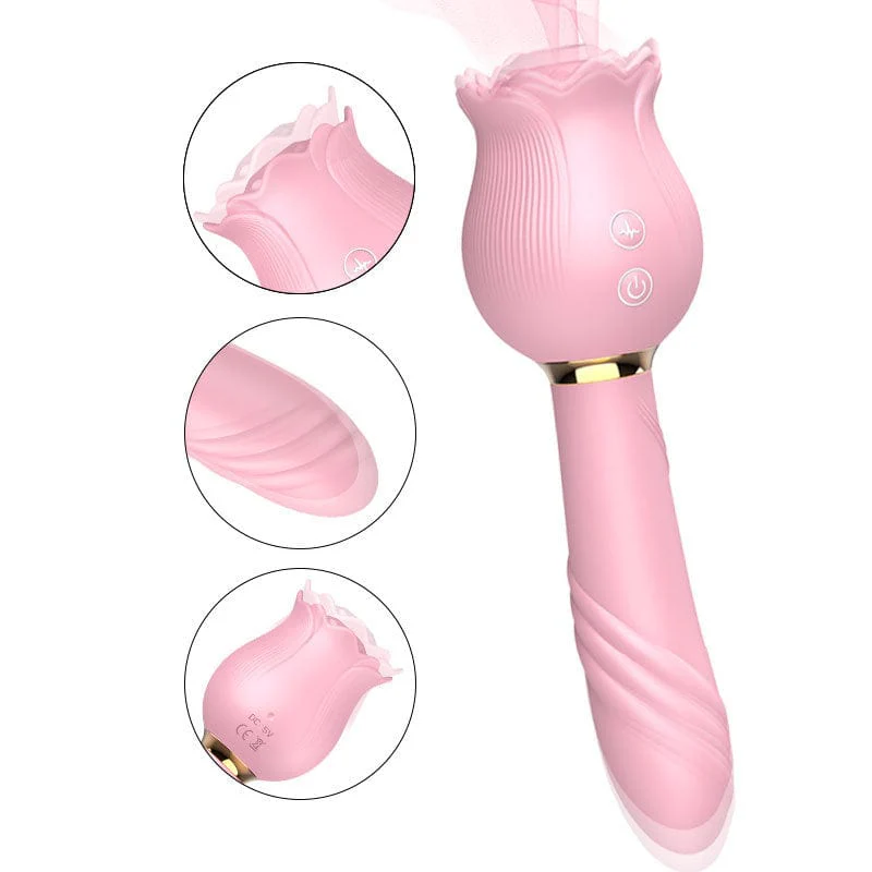 Rose Shaker Sucking Jump Egg Adult Toy G-spot Masturbation Device for Women - Image 5