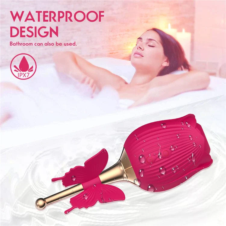Rose Shape Vaginal Vibrator Stimulation G-spot Sex Toys For Women - Image 3