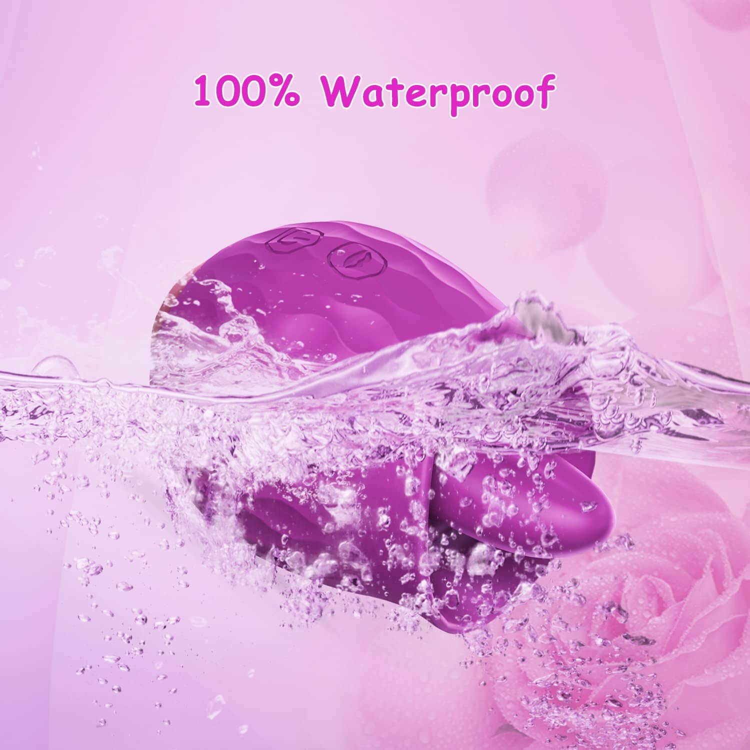 Rose Toy Vibrator For Wome Clitoral Tongue Licking Vibrator - Image 4