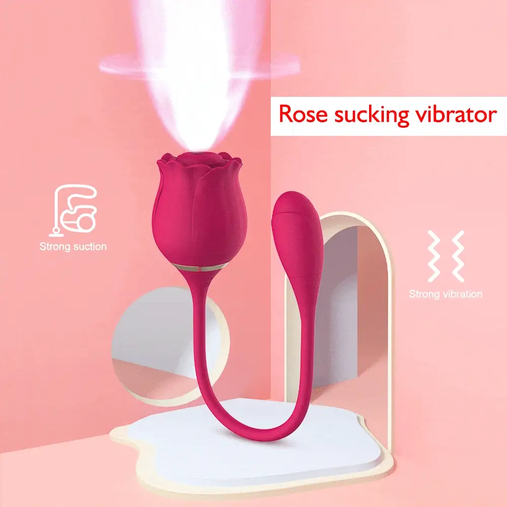 Rose Vibrators Sucker Oral Vagina Sucking Vibrator - Image 3