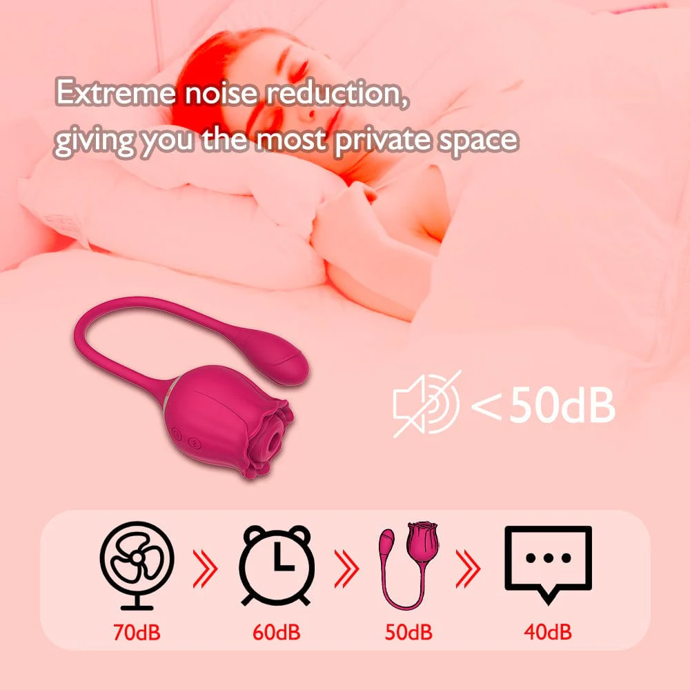 Rose Vibrators Sucker Oral Vagina Sucking Vibrator - Image 6