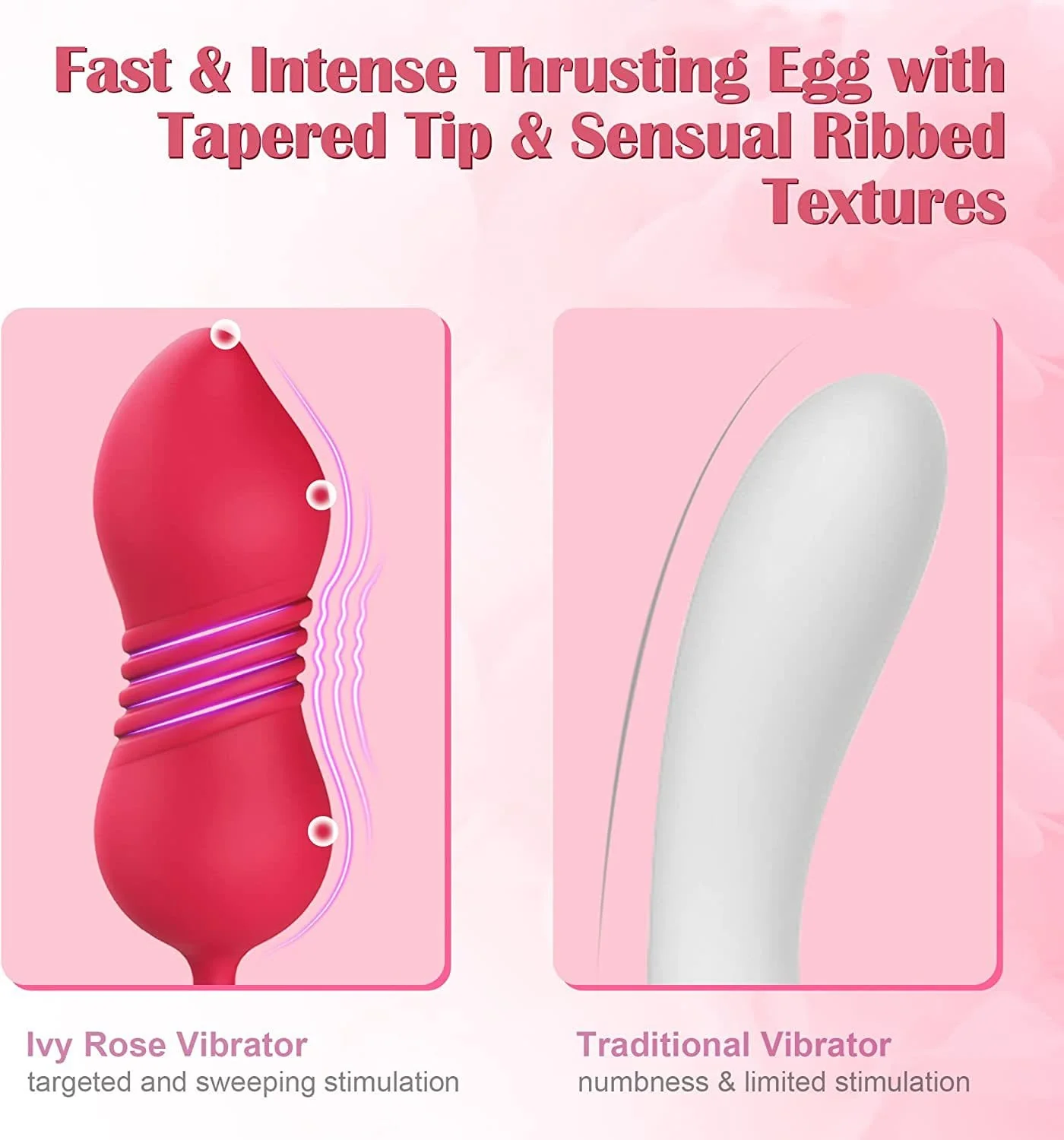 S475-7 4-in-1 Three Pistils Rose Toy With Telescopic Egg - Image 4