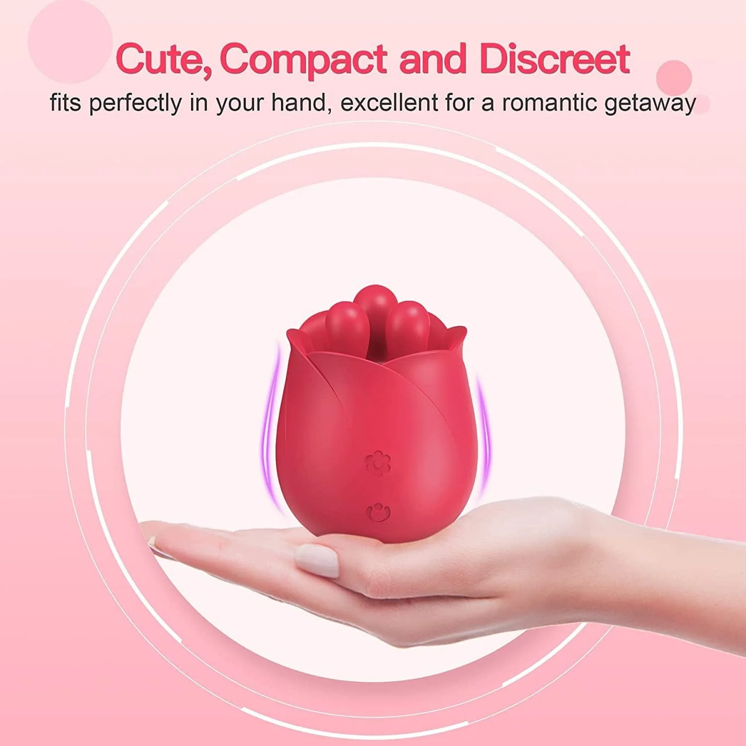 S475 Three Pistils Tongue Kneading And Vibrating Rose Toy - Image 6