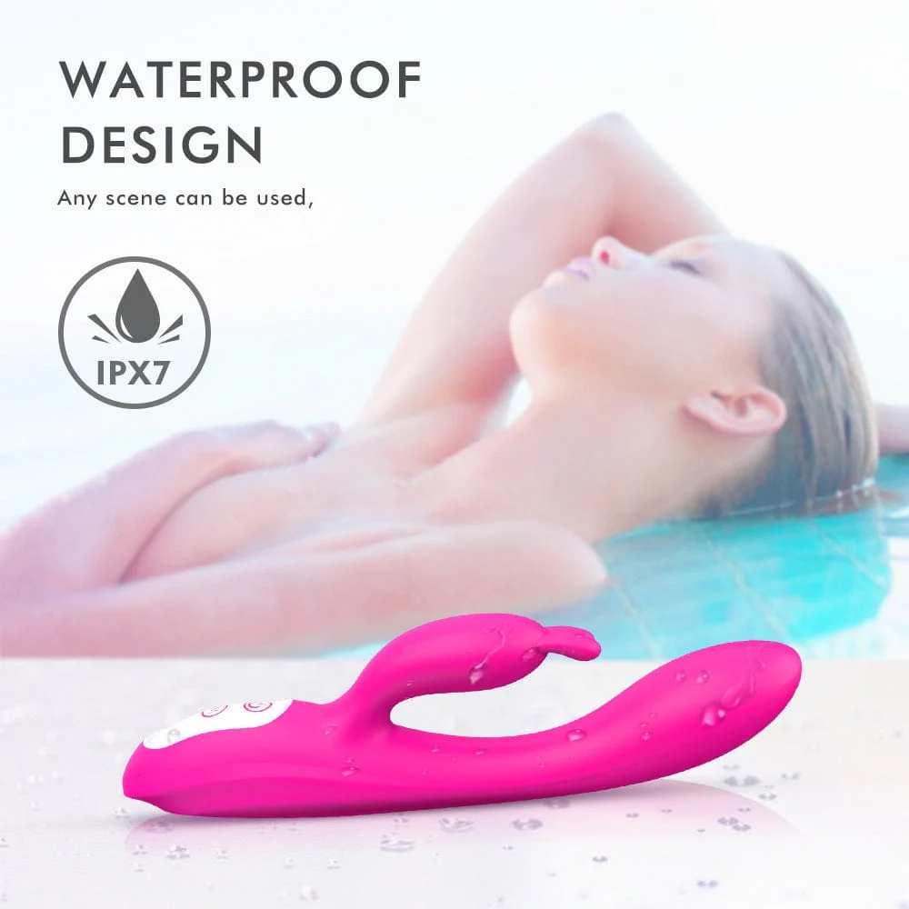 Female Masturbation Device Rabbit Heated Vibrator Waterproof - Image 3