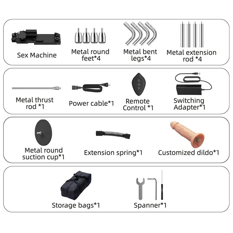 SHEYAY Electronic Dog Female Sex Machine Multiple Accessories - Image 12