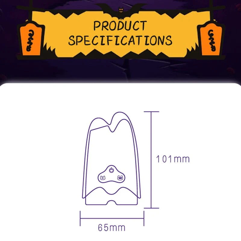SHEYAY Ghost Vibrating Sucking Masturbator Halloween Limited - Image 4