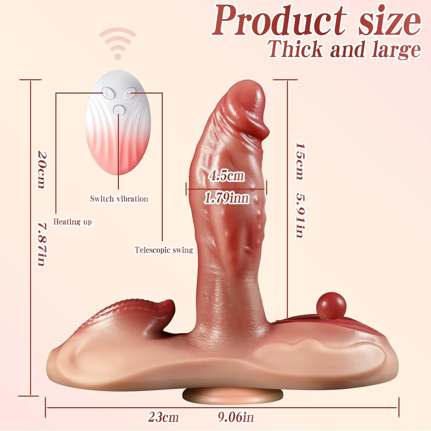 Sit and Ride Thrusting G Spot Clit Dildo - Image 6
