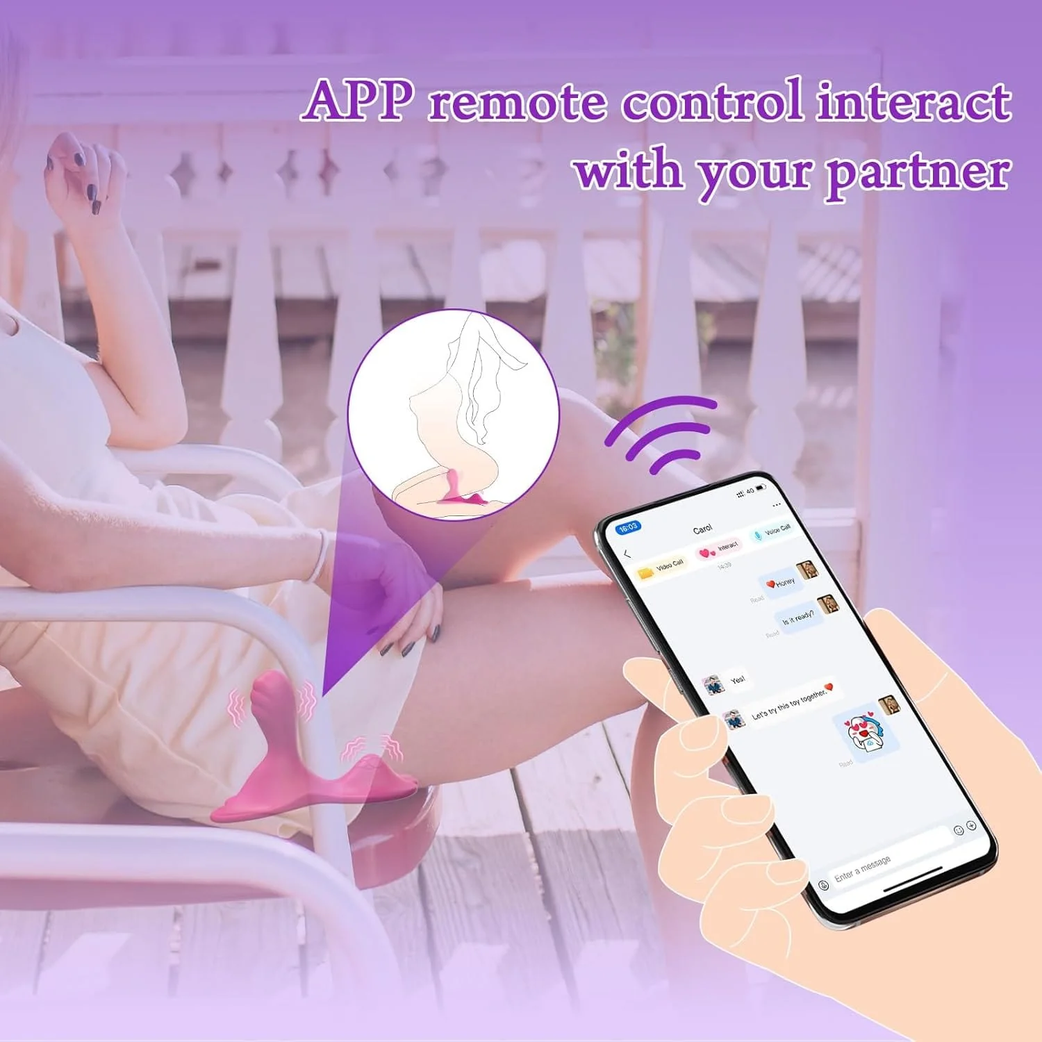 Sit-Ride Butterfly G-Spot Vibrating Cushion with APP Control - Image 5