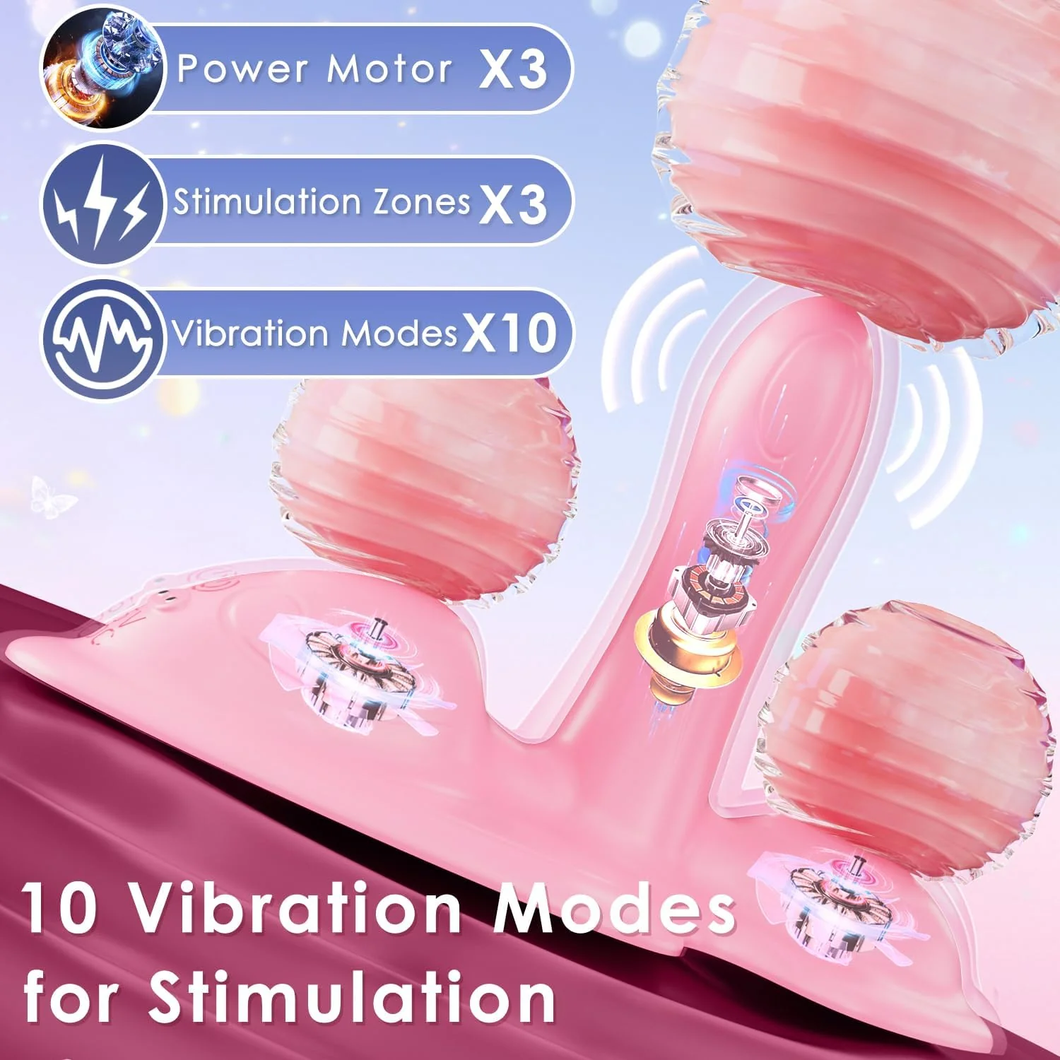 Sit & Ride Vibrator Dildo Sex Machine With Remote Control - Image 3