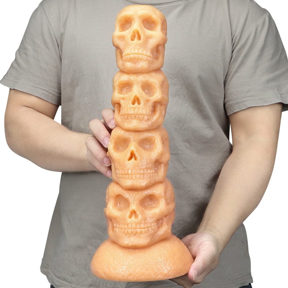 12.3 Inch Skull Giant Butt Plug Huge Dildo - Image 13