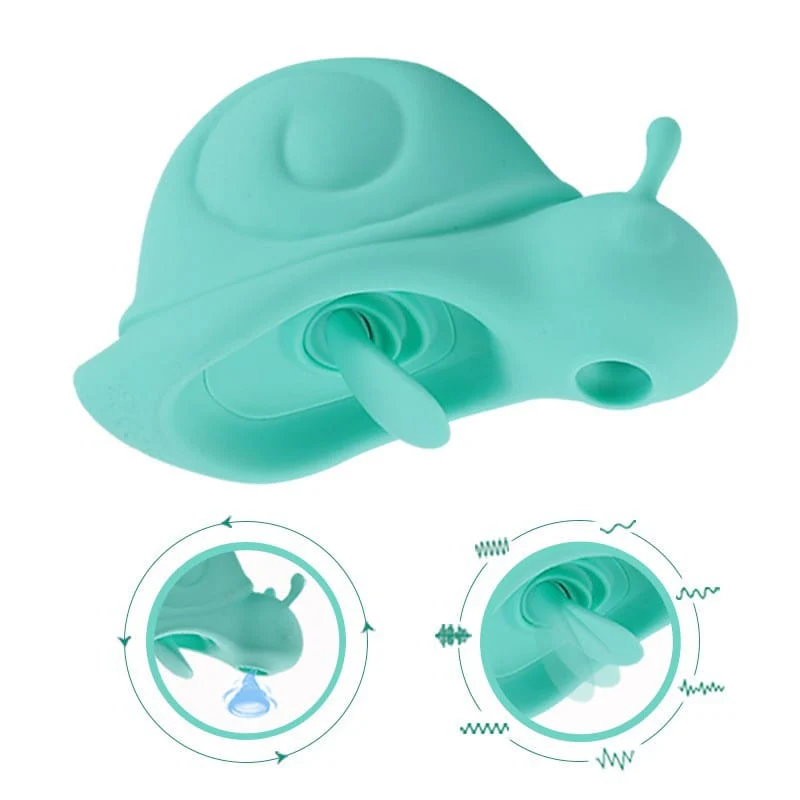 Snail Sucking Egg Skipping Female Masturbator Tongue Licking Vibration Three In One - Image 6