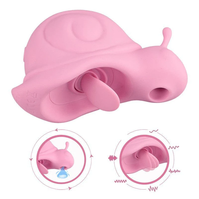 Snail Sucking Egg Skipping Female Masturbator Tongue Licking Vibration Three In One - Image 7