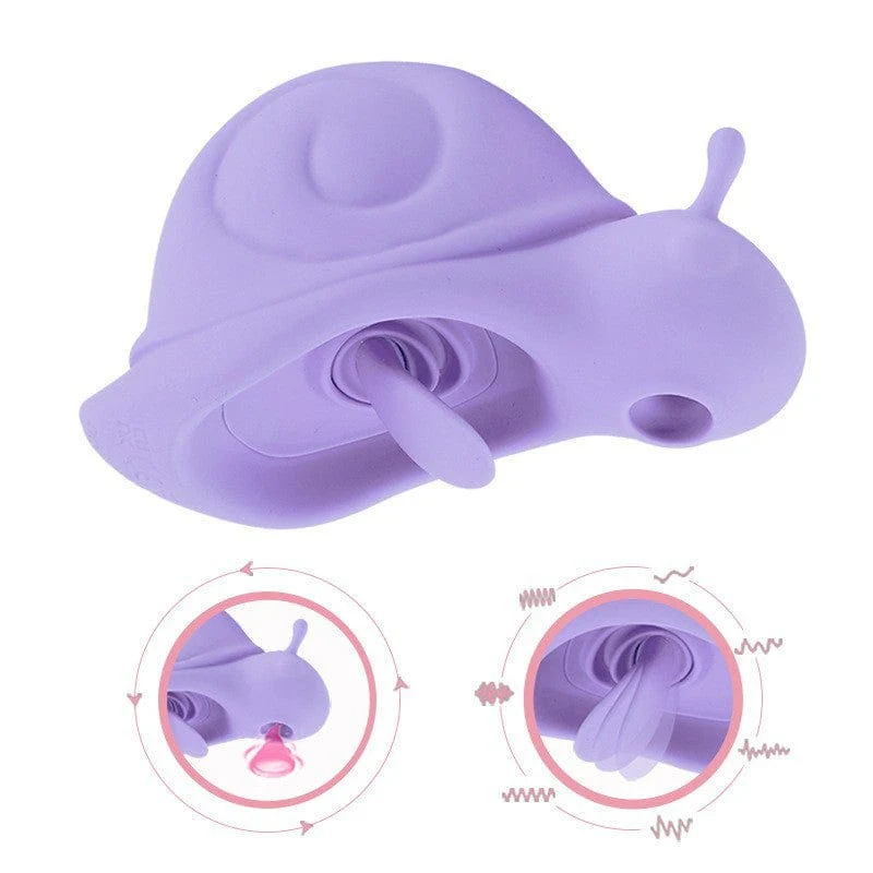 Snail Sucking Egg Skipping Female Masturbator Tongue Licking Vibration Three In One - Image 8