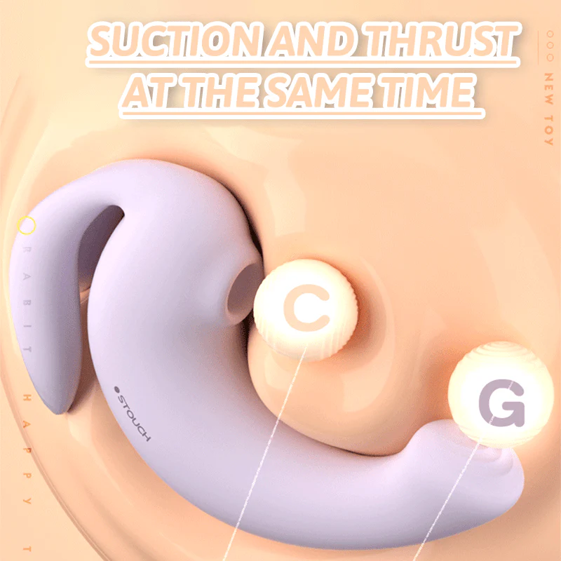 Stouch Sucking G-spot Vibrator With Rabbit Ears - Image 3