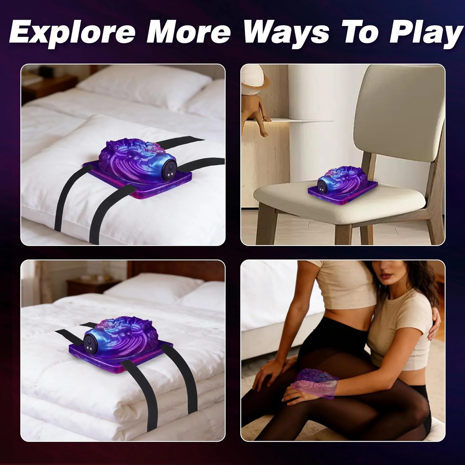 Strap On Monster Riding Vibrator Clit Stimulator - Image 6