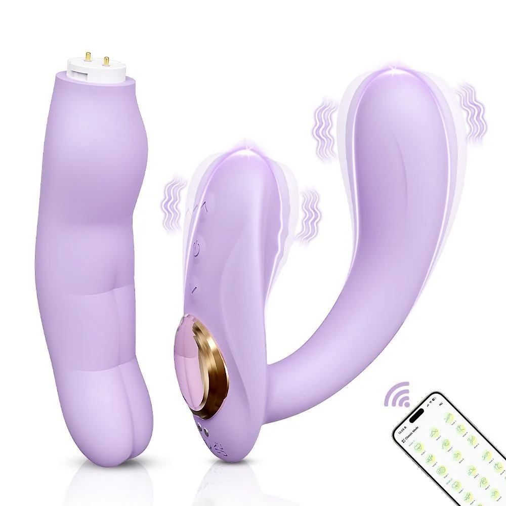 Strapless Strap-On Double-Ended Anal Dildo Vibrator - Image 7