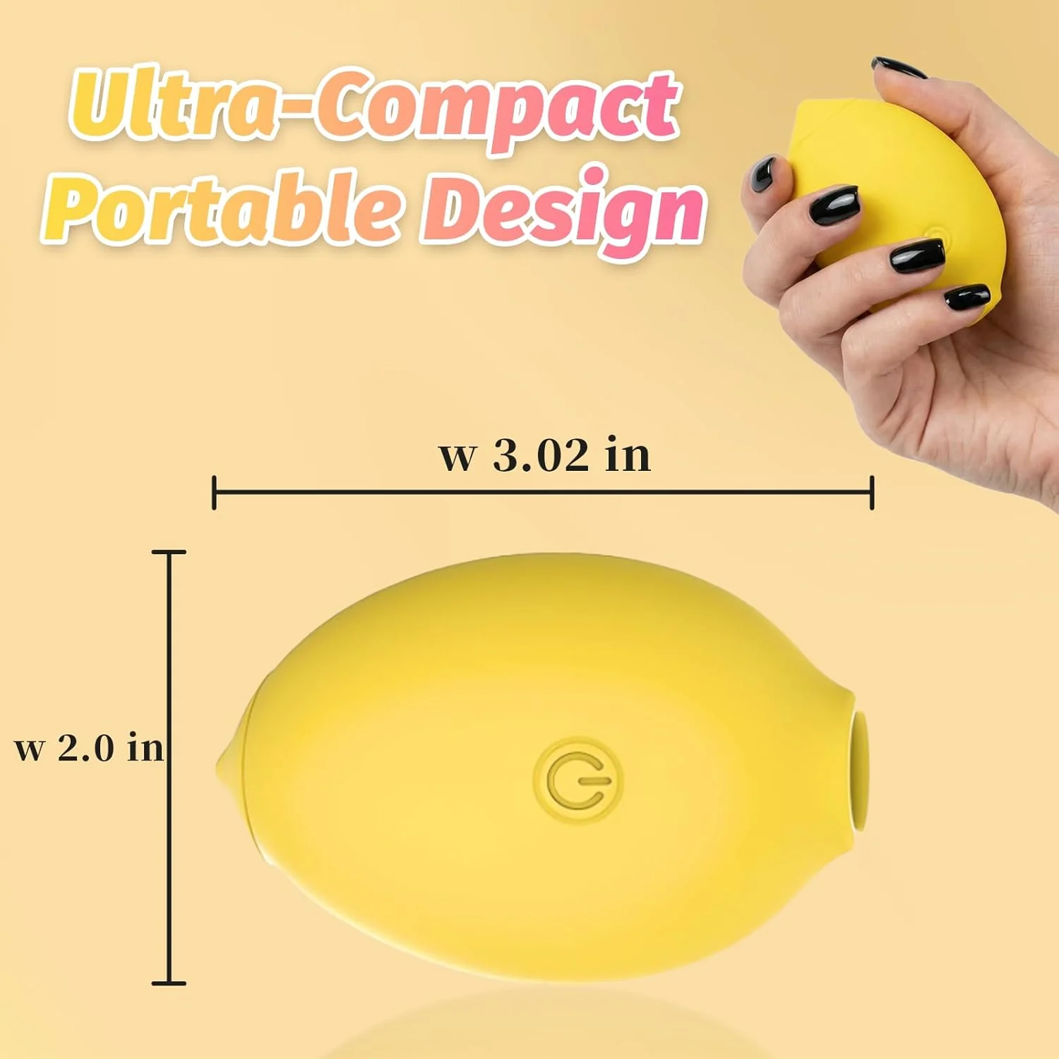Sucker Clitoris Sucking And Licking G-point Massager Lemon Toy Sucker for Women - Image 6