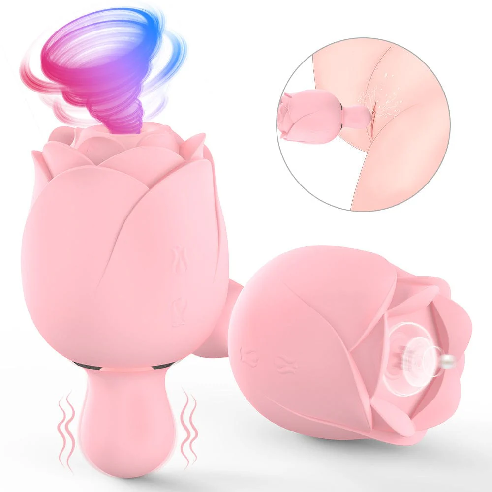Sucking Tapping And Vibrating Rose Toy - Image 7