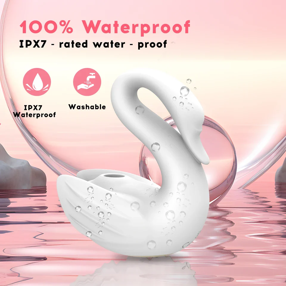 Swan Sucking Clitoral Nipple Stimulation Vibrator - Image 5