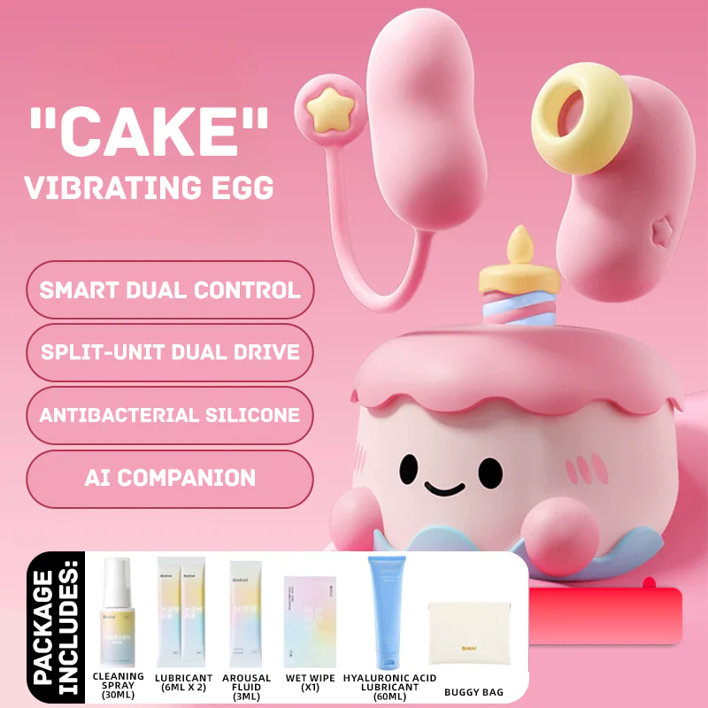 Sweetheart Cake Party App Remote Control Love Egg Suction Vibrator Set - Image 11