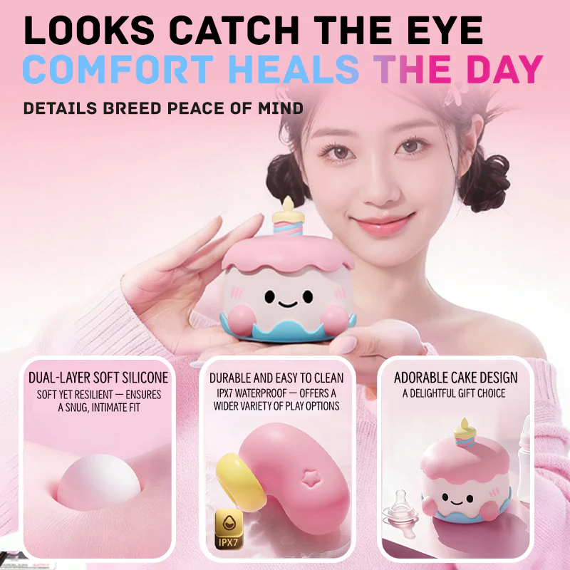 Sweetheart Cake Party App Remote Control Love Egg Suction Vibrator Set - Image 4