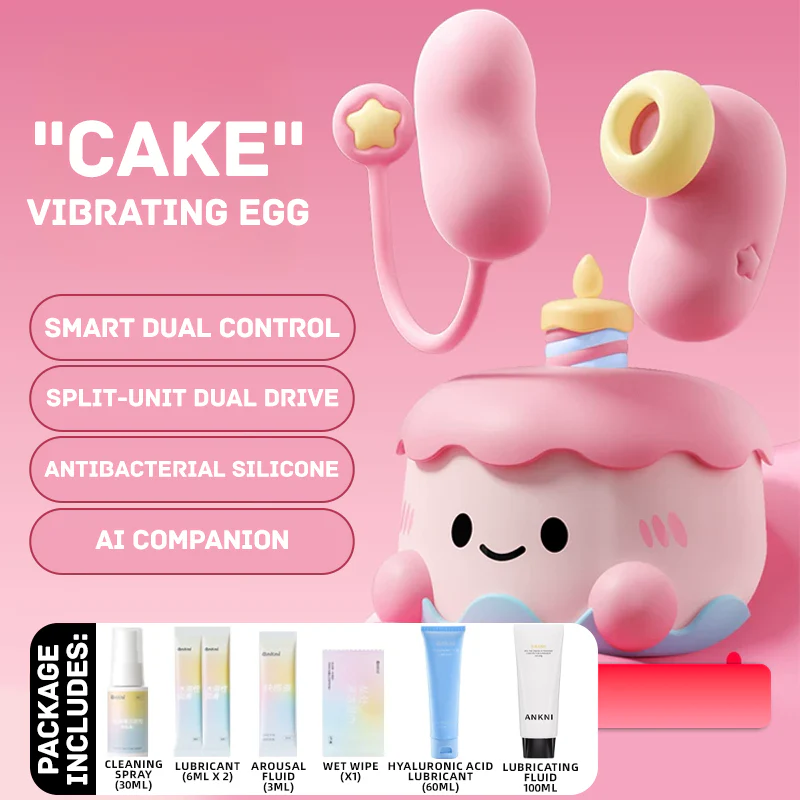Sweetheart Cake Party App Remote Control Love Egg Suction Vibrator Set - Image 8