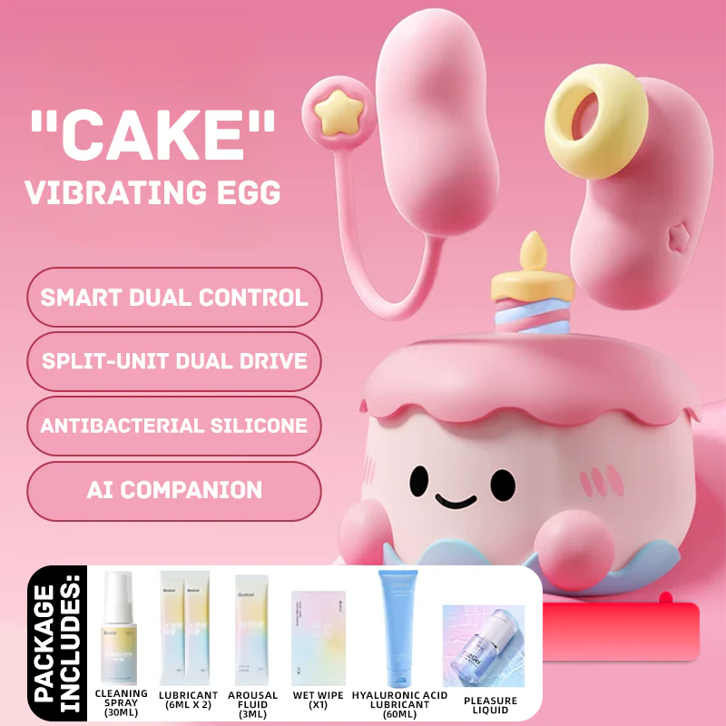 Sweetheart Cake Party App Remote Control Love Egg Suction Vibrator Set - Image 9