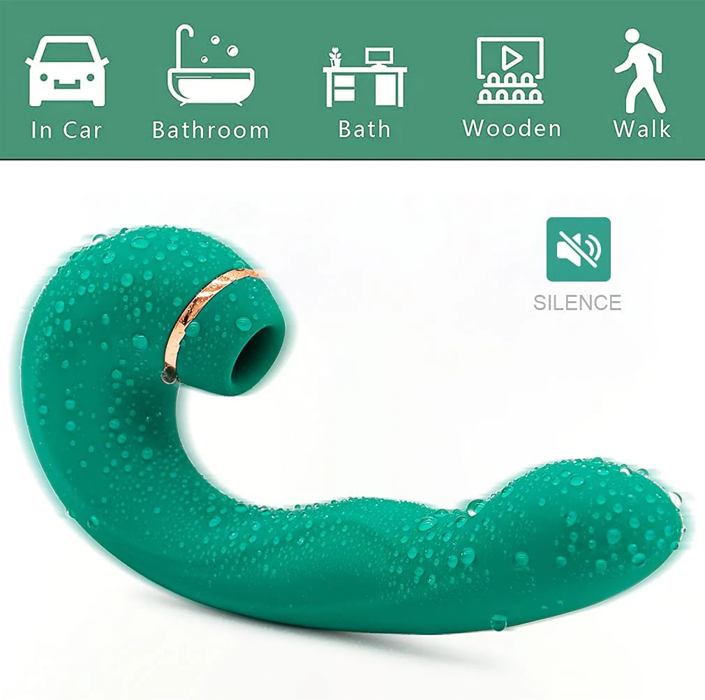 Tapping Sucking G-spot Vibrator - Image 3