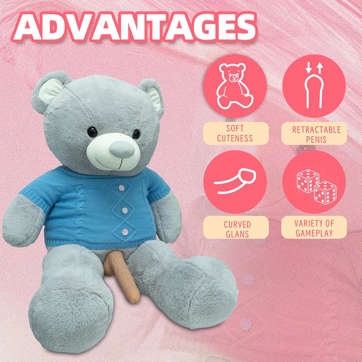 Teddy Bear Type Plush Sex Machine - Image 12