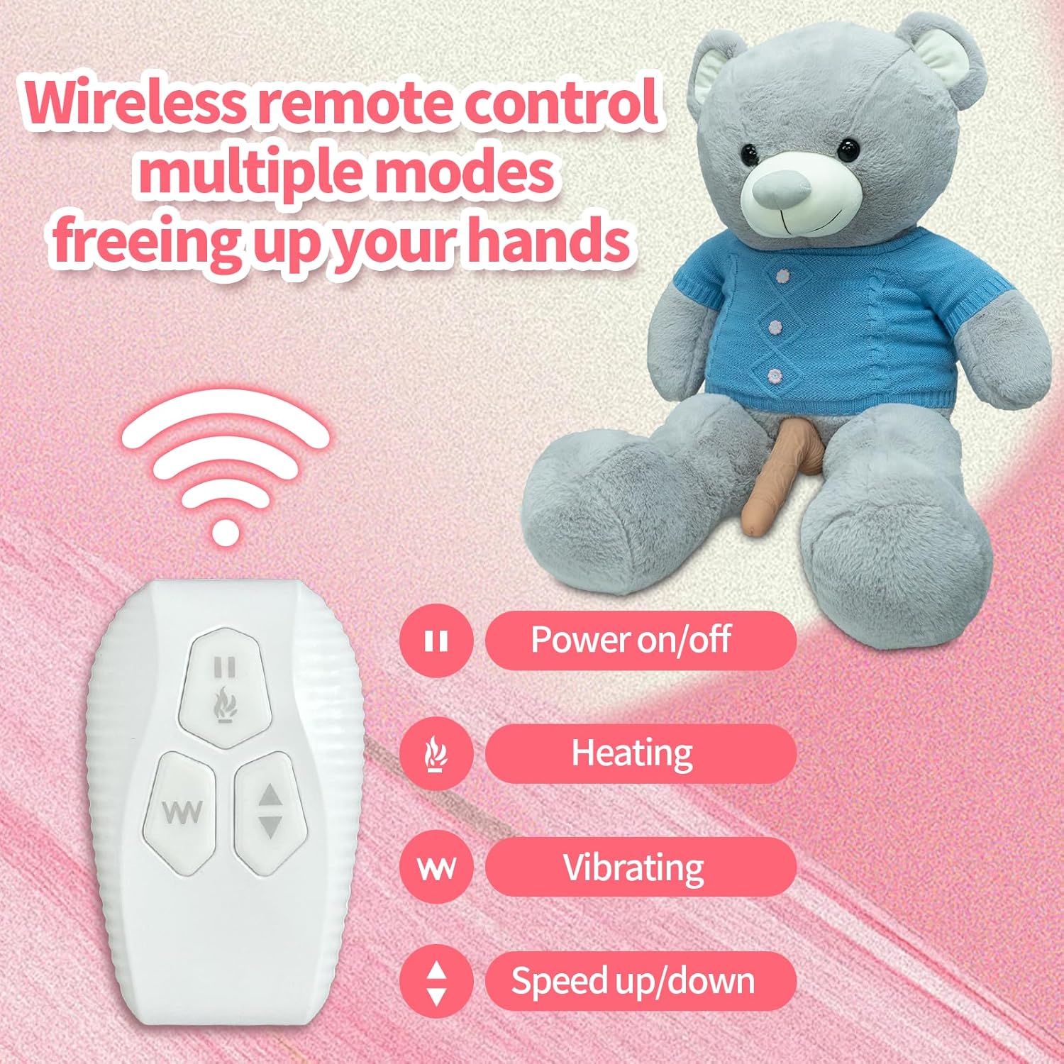 Teddy Bear Type Plush Sex Machine - Image 8