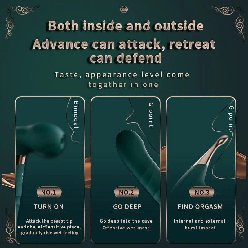 Thor Hammer - Telescopic Sucking Vibrator G-spot Stimulation - Image 3