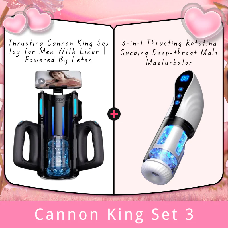 Thrusting Cannon King Sex Toy for Men with Liner Powered by Leten - Image 10