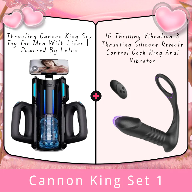 Thrusting Cannon King Sex Toy for Men with Liner Powered by Leten - Image 8
