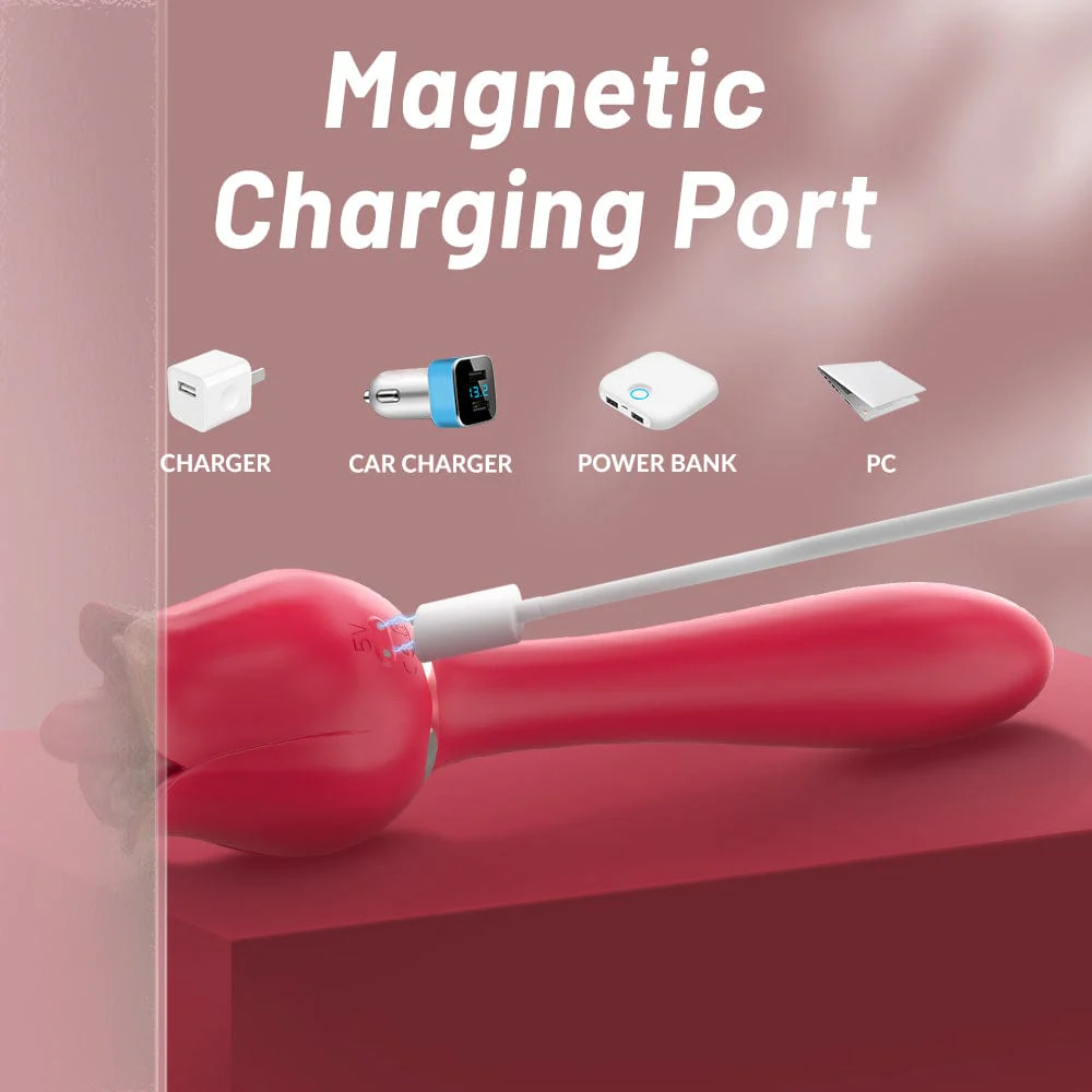 Tongue Rose & G-Sport Sex Toy Oral Licking Stimulate Masturbate Adult Toys Massager For Women - Image 2