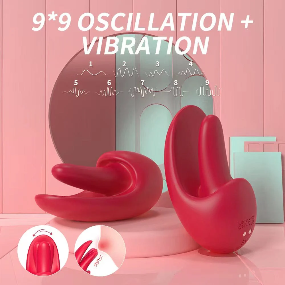 Tongue Shape Licking Nipples Clit Stimulation Vibrators For Women - Image 2