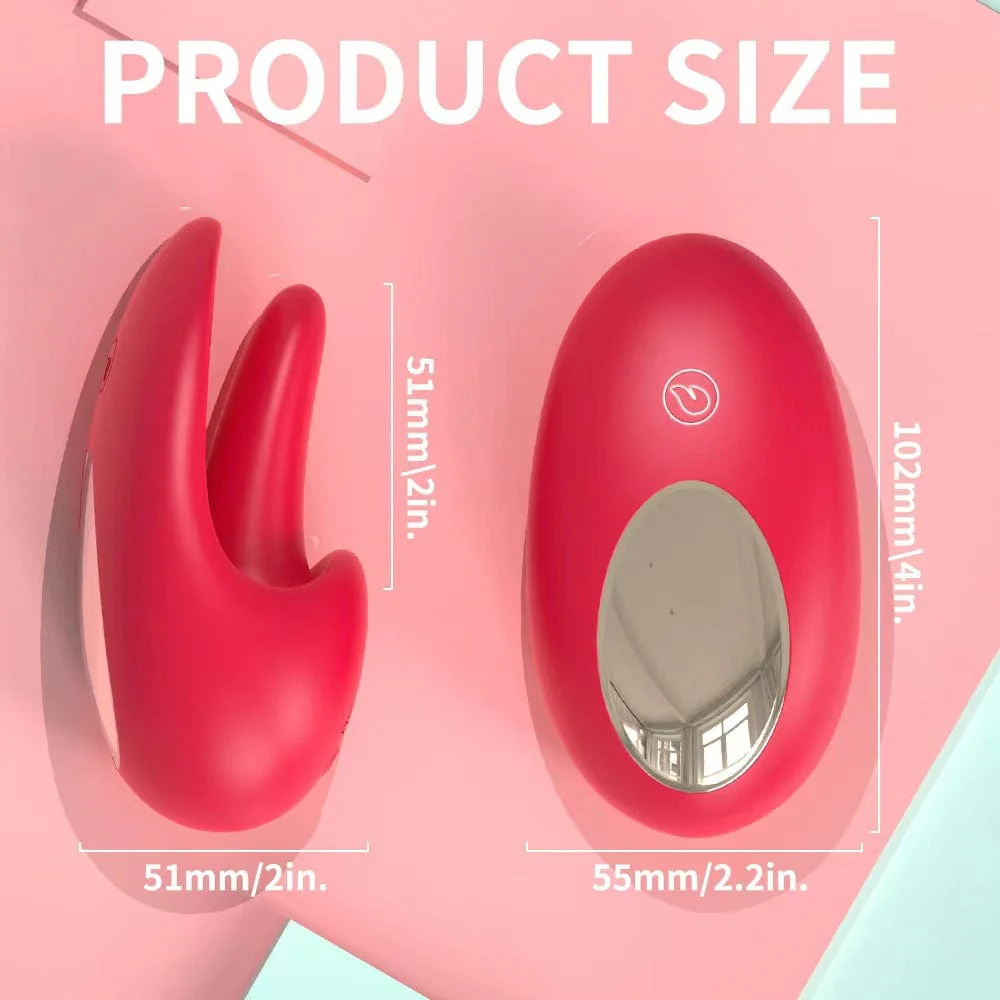 Tongue Shape Licking Nipples Clit Stimulation Vibrators For Women - Image 7
