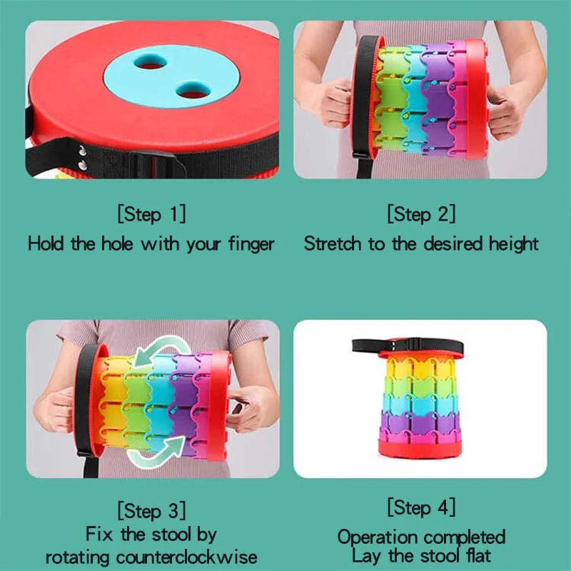 TOYHEERG Rainbow Chair Sex Dildo Machine Outdoor Stimulation - Image 4