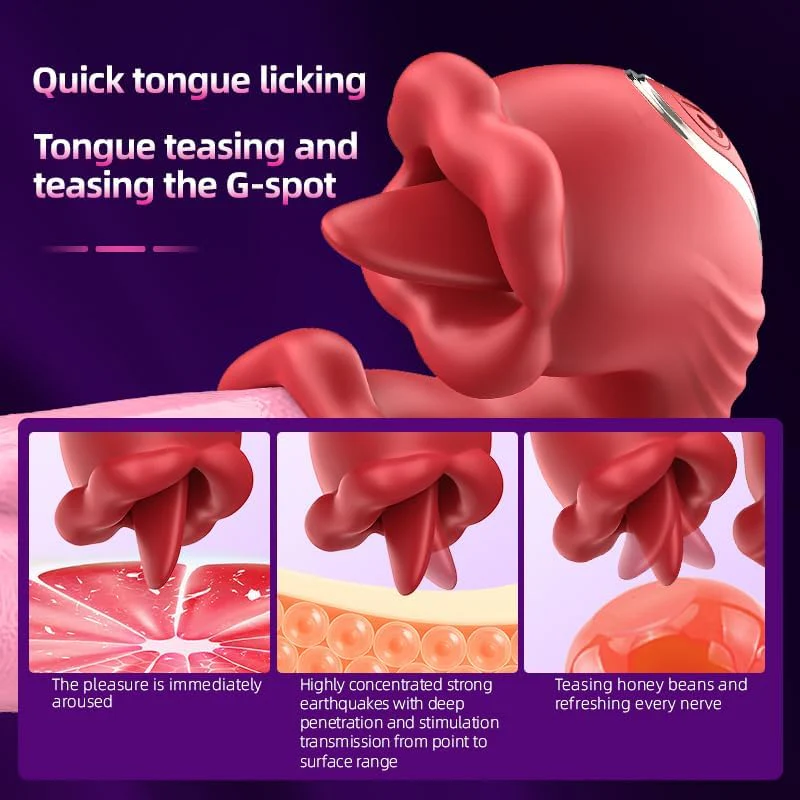 Upgraded Realistic Swing Tongue G-Spot Vibrator - Image 4
