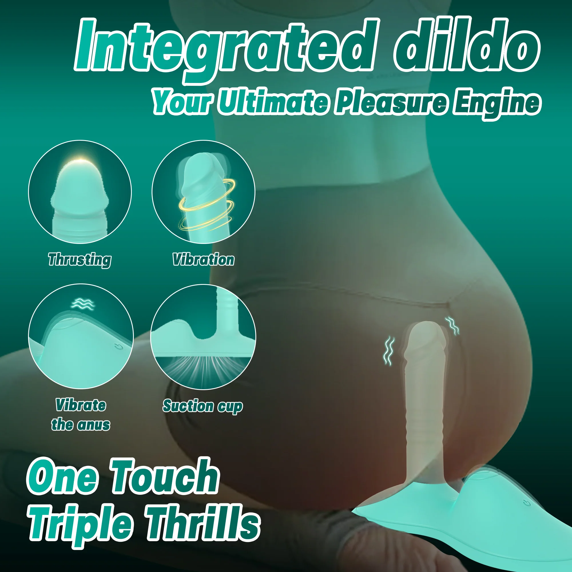 Upgraded Riding-Style Cushion Thrusting G Spot Vibrator With APP - Image 2