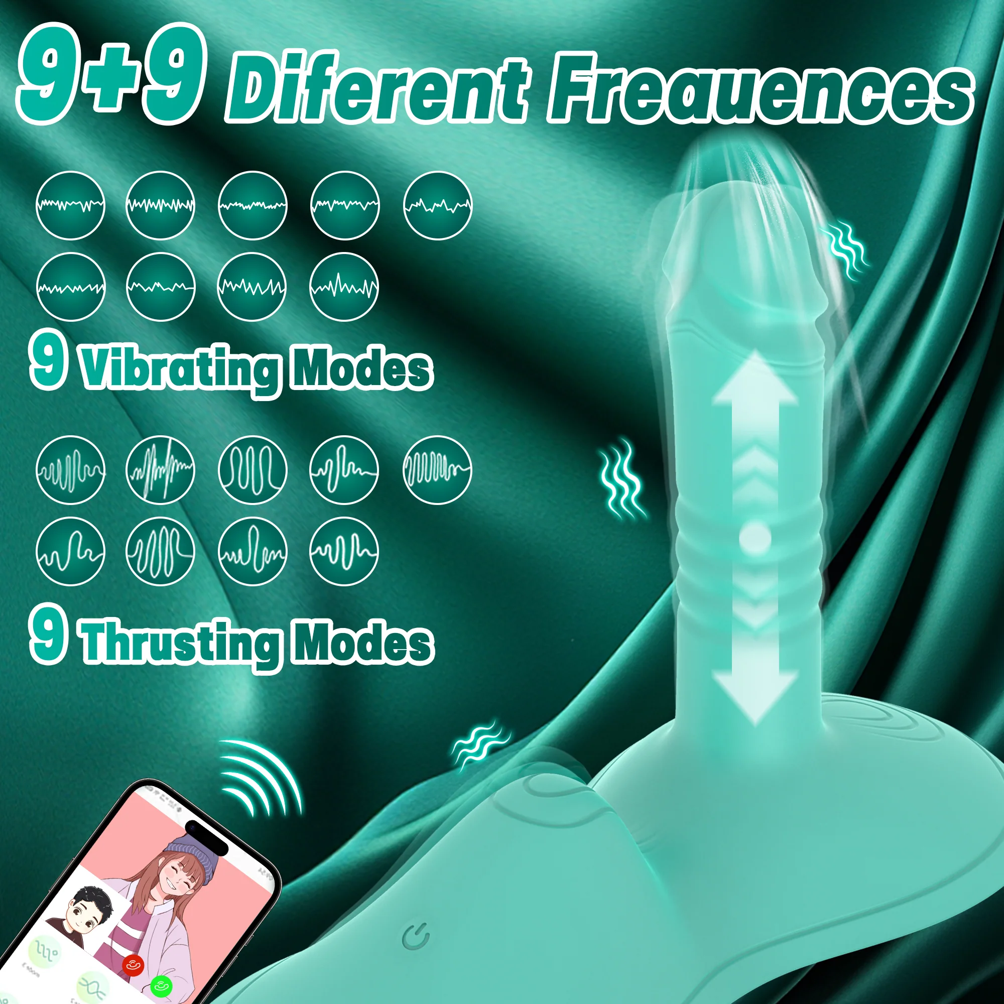 Upgraded Riding-Style Cushion Thrusting G Spot Vibrator With APP - Image 3